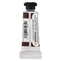 Jackman's Finest Professional Watercolour - Burnt Umber, 5 ml back of tube