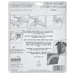 Logan Cos-Tools Circle Cutter, back of the packaging