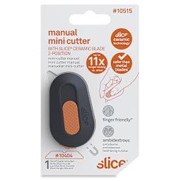 Slice Mini Cutter - Black - front view of blister package

