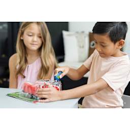 Slice Manual Mini Cutter - Blue - in use by children