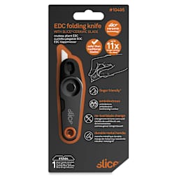 Slice Everyday Carry Folding Knife - Front of blister package
