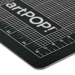 artPOP! Self-Healing Cutting Mat (Close-up of bottom corner showing measurement markings)