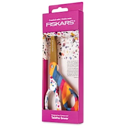 Created With Fiskars Scissors - Sew Bold, 8" (In Package, Angled Showing Side)