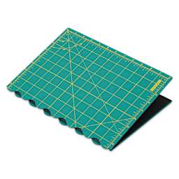 Olfa Folding Cutting Mat - folded, at an angle
