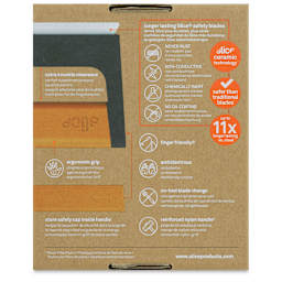 Slice Wide-Grip Scraper, back of the packaging