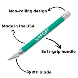 artPOP! Detail Knife - Green, features