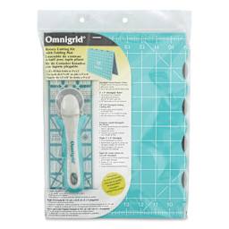 Omnigrid Rotary Cutting Kit with Folding Mat - Small, front of the packaging