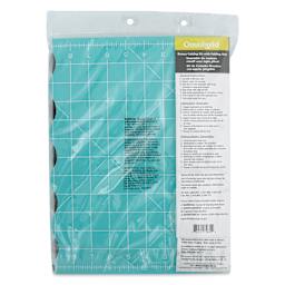 Omnigrid Rotary Cutting Kit with Folding Mat - Small, back of the packaging