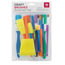 Craft Brush Assorted Set (Front of packaging)