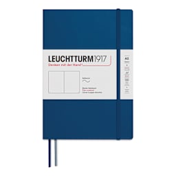 Leuchtturm1917 Blank Softcover Notebook - Indigo, 5-3/4" x 8-1/4"