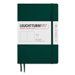 Leuchtturm1917 Blank Softcover Notebook - Forest Green, 5-3/4" x 8-1/4"