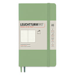 Leuchtturm1917 Dotted Softcover Notebook - Sage, 3-1/2" x 6"