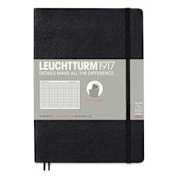 Leuchtturm1917 Squared Softcover Notebook - Black, 5-3/4" x 8-1/4"