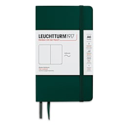 Leuchtturm1917 Blank Softcover Notebook - Forest Green, 3-1/2" x 6"