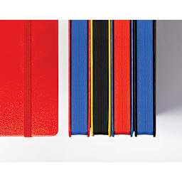 Leuchtturm1917 Bauhaus Notebooks (close-up of cover corner and close-ups of fore-edges)