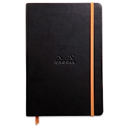 Rhodiarama Hardcover Notebook - Black, A5