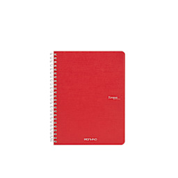 Fabriano Eco Qua Spiral Blank Red - 70 Shts./Bk.