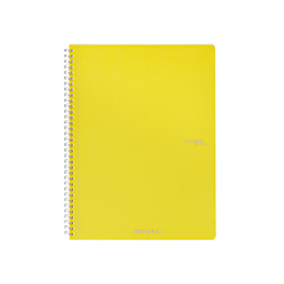 Fabriano Eco Qua Spiral Blank Yellow - 70 Shts./Bk.