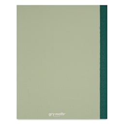 Gry Mattr Essential Sketchbook - Sea Green, 8" x 10", 100 Pages, back cover
