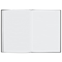 Caran d’Ache Colormat-X Notebook - Black, 6" x 8-1/2", open