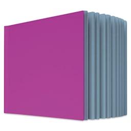 Uglybooks Perfect Bound Notebook - NO.2 Sprinkles, 5-3/4" x 8", 135 gsm, Pkg of 3, partially open