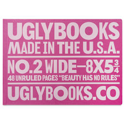 Uglybooks Perfect Bound Notebook - NO.2 Sprinkles, 5-3/4" x 8", 135 gsm, Pkg of 3, front of package