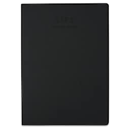 Life Stationery Noble Notebook - 6" x 8", A5, Grid, 96 Pages, front of notebook