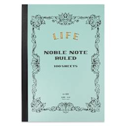 Life Noble Notebook - 7" x 10", B5, Blue, Ruled, front cover