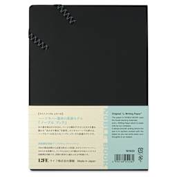 Life Stationery Noble Notebook - 6" x 8", A5, Ruled, 96 Pages, back of packaging