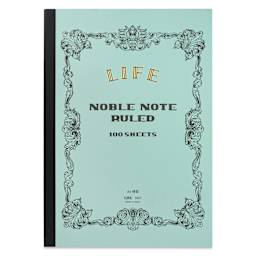Life Noble Notebook - 8" x 12", A4, Blue, Ruled, front cover