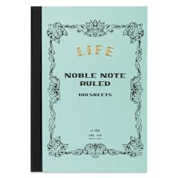 Life Noble Notebook - 6" x 8", A5, Blue, Ruled, front cover
