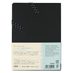 Life Stationery Noble Notebook - 4" x 6", A6, Ruled, 96 Pages, back of packaging