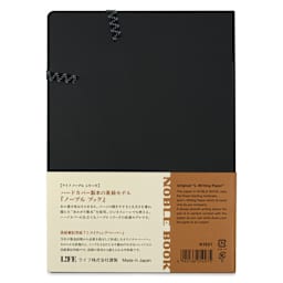 Life Stationery Noble Notebook - 6" x 8", A5, Blank, 96 Pages, back of packaging
