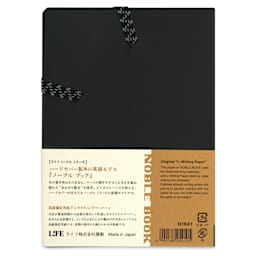 Life Stationery Noble Notebook - 4" x 6", A6, Blank, 96 Pages, back of packaging