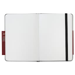 Karst Stone Paper Sketchbook - A6, 4-1/10" x 5-4/5", 96 Pages, open