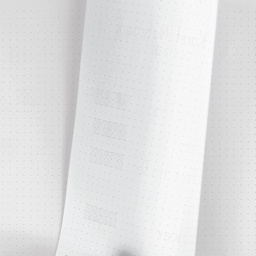 Karst Stone Paper Notebook, bleed of pen marks on dotted paper