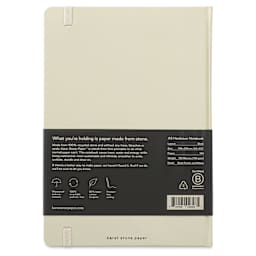 Karst Stone Paper Notebook - Stone, A5, Blank, back