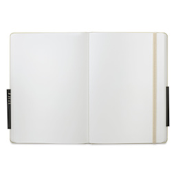 Karst Stone Paper Notebook - Stone, A5, Blank, open