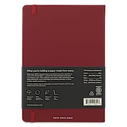 Karst Stone Paper Notebook - Pinot, A5, Blank, back