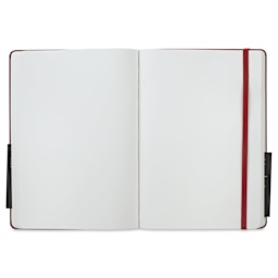 Karst Stone Paper Notebook - Pinot, A5, Blank, open