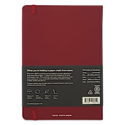 Karst Stone Paper Notebook - Pinot, A5, Dot Grid, back