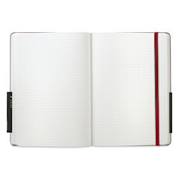 Karst Stone Paper Notebook - Pinot, A5, Dot Grid, open