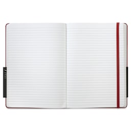 Karst Stone Paper Notebook - Pinot, A5, Lined, open