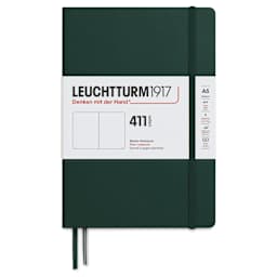 Leuchtturm1917 411 Notebook - Forest Green, 5-3/4" x 8-1/4", Blank