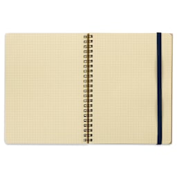 Delfonics Rollbahn Classic Spiral Notebook - Cream, A5, open