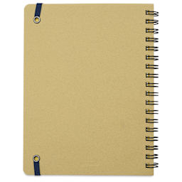 Delfonics Rollbahn Clear Plastic Notebook - 5-1/2" x 7", Grey, back cover