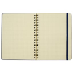 Delfonics Rollbahn Clear Plastic Notebook - 5-1/2" x 7", Grey