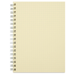 Delfonics Rollbahn Clear Plastic Notebook - 5-1/2" x 7", Pink, open