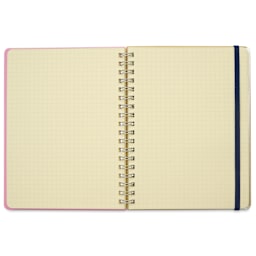 Delfonics Rollbahn Clear Plastic Notebook - 5-1/2" x 7", Pink