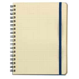 Delfonics Rollbahn Cap-Martin Notebook - 5-1/2" x 7", Blue, page